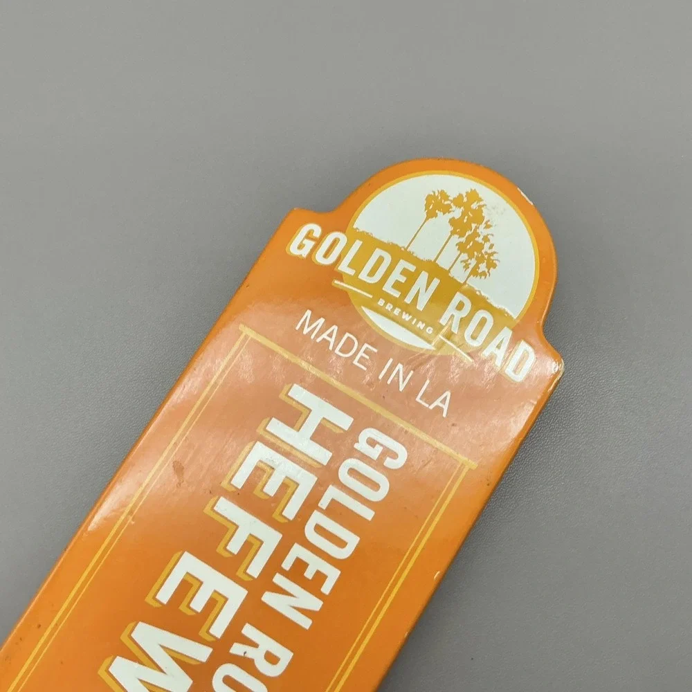Golden Road Brewing Hefeweizen Beer Tap Handle Orange Made In LA Draft Bar